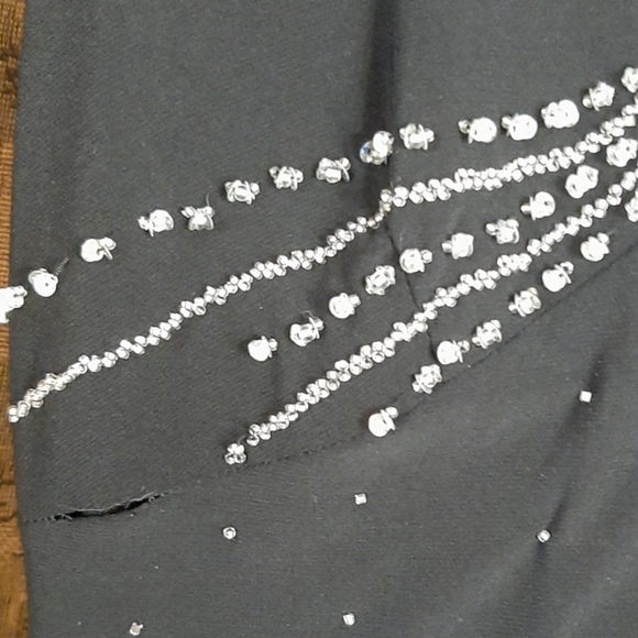 BNWT Bicici Beaded Black PROM/WEDDING Dress XS - Picture 7 of 8